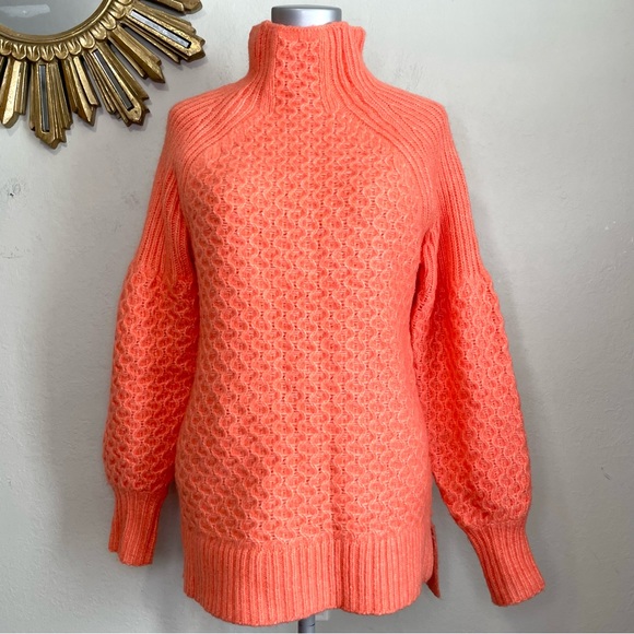 Anthropologie Mock Neck Alpaca Blend Sweater - Picture 2 of 16